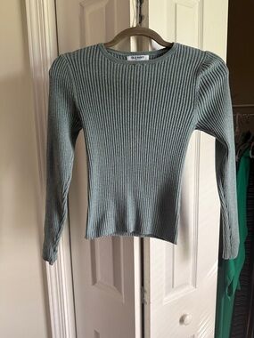 Old Navy Ribbed Crewneck Sweater - Mint Green